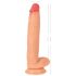 Realistixxx Prawdziwy Olbrzym - ekstra duży dildo z jądrami (naturalny)