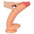 Realistixxx Prawdziwy Olbrzym - ekstra duży dildo z jądrami (naturalny)