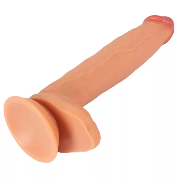 Realistixxx Real Giant - duży realistyczny dildo z jądrami - kolor cielisty