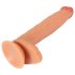 Realistixxx Prawdziwy Olbrzym - ekstra duży dildo z jądrami (naturalny)