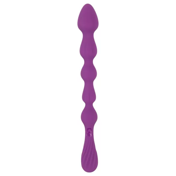You2Toys - Kulisty, elastyczny dildo analny - (fioletowy)