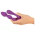 You2Toys - Kulisty, elastyczny dildo analny - (fioletowy)