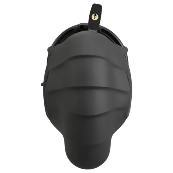 Black Velvets - klatka na penisa i jądra - czarna