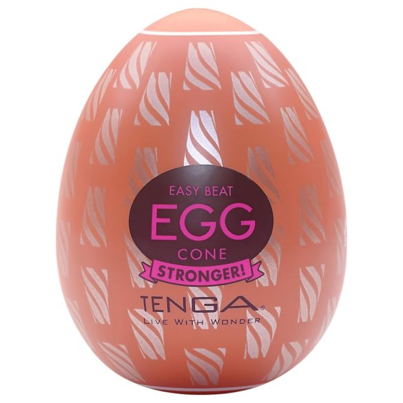 TENGA Egg Cone Stronger - mocny masturbator w jajku (1 szt.)