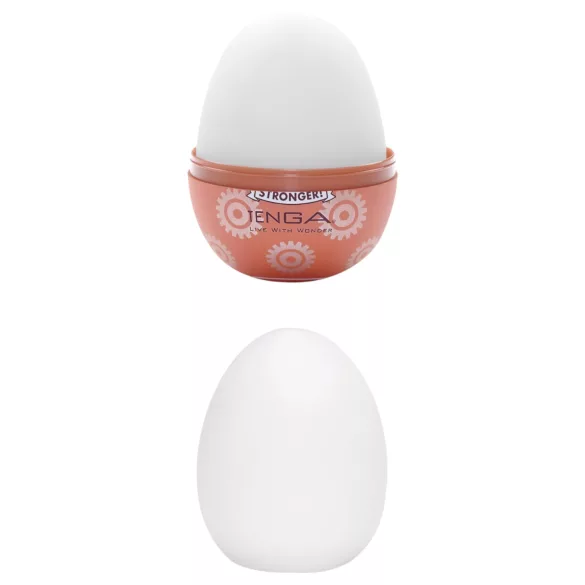 TENGA Egg Gear Stronger - masturbator jajko - mocna stymulacja - 1 sztuka