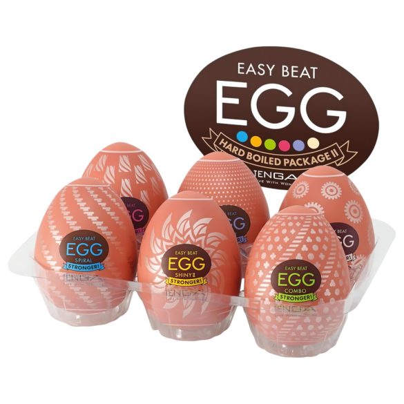 TENGA - Zestaw 6 mocnych jajek do masturbacji