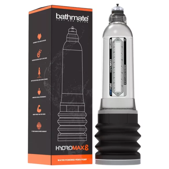 Bathmate Hydromax8 - hydropompa (przezroczysta)