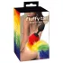 You2Toys - silikonowy analny plug i ogon (tęcza)