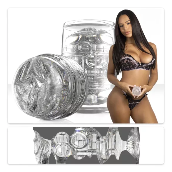 Fleshlight Quickshot Autumn Falls - podróżny masturbator (przezroczysty)