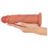 Realistixxx – realistyczny, dwuwarstwowy dildo (naturalny)