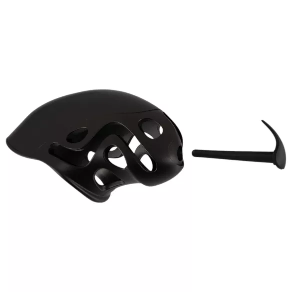 You2Toys - klatka na penisa z plugiem - czarna