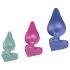 ROMP Luster - zestaw do treningu analnego (3 szt.)