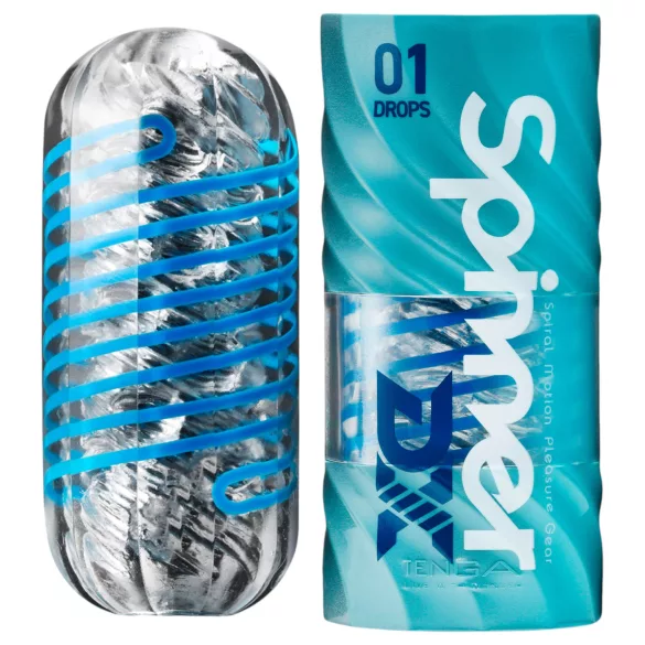TENGA Spinner DX - masturbator męski - przezroczysty