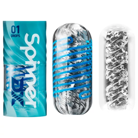 TENGA Spinner DX - masturbator męski - przezroczysty