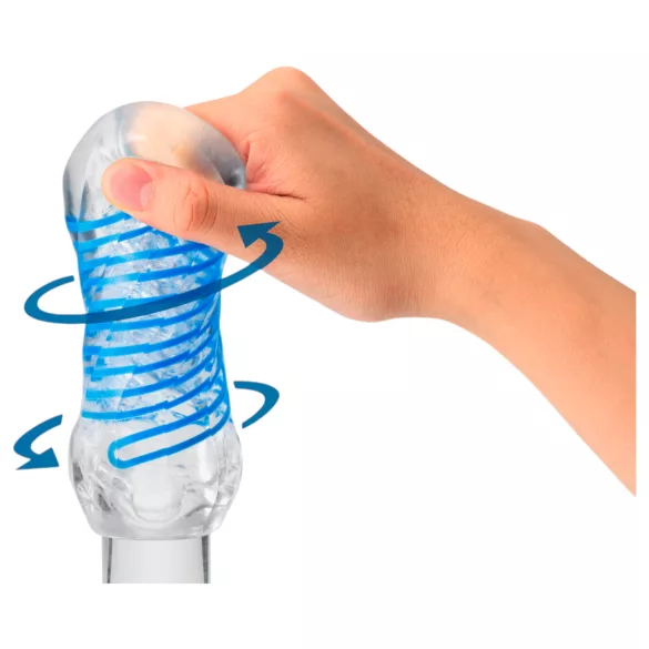 TENGA Spinner DX - masturbator męski - przezroczysty