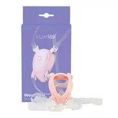 Luxusowe szelki do wibratora łechtaczkowego (biały)