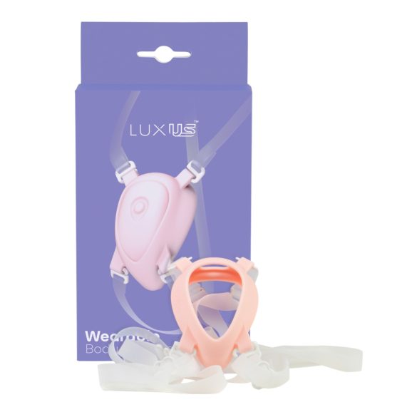 Luksusowa uprzęż do wibratora łechtaczkowego (biała)