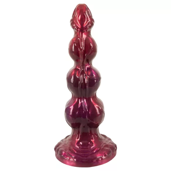 Beasty Cocks - Wilkołak Willie dildo z przyssawką - bordowy (21 cm)