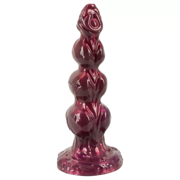 Beasty Cocks - Wilkołak Willie dildo z przyssawką - bordowy (21 cm)