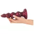 Beasty Cocks - Wilkołak Willie dildo z przyssawką - bordowy (21 cm)