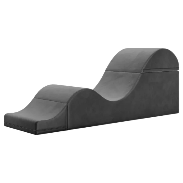 Liberator Aria Flip Chaise - modułowa sofa tantra - 3‑częściowa (czarna)