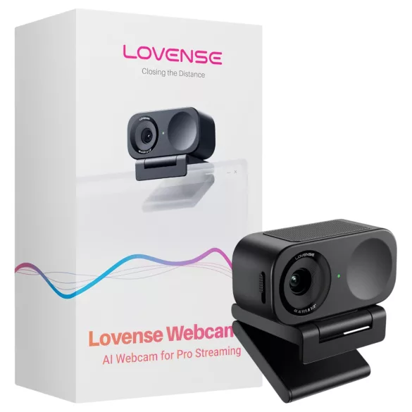 Lovense Webcam 2 - kamera internetowa AI do streamingu (czarna)