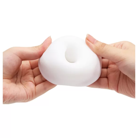 TENGA 3Dx Spiral - masturbator z spiralnym wzorem (biały)