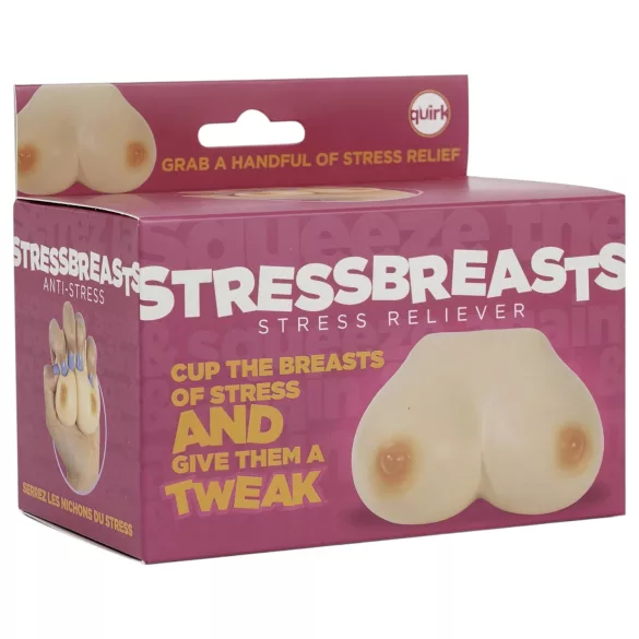 Stresszlabda - piersi - antystresowa zabawka - 2 sztuki