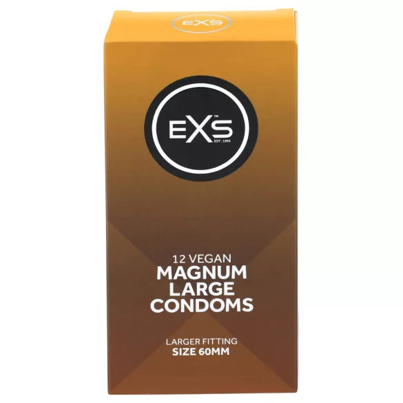 EXS Magnum - prezerwatywy 60 mm (12 szt.)