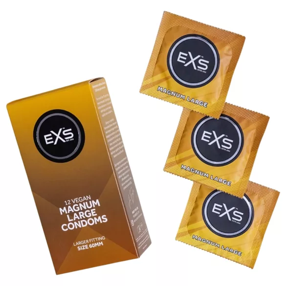 EXS Magnum - prezerwatywy 60 mm (12 szt.)