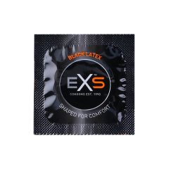 EXS Black - prezerwatywa lateksowa - czarna (12 sztuk)