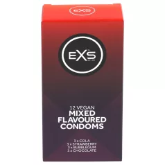 EXS - prezerwatywy - mix smaków - 12 sztuk
