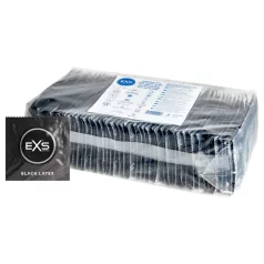 EXS Black - prezerwatywy lateksowe - czarne - 100 sztuk