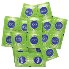   EXS Glow - świecąca w ciemności lateksowa prezerwatywa (100 sztuk)