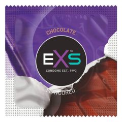   EXS Hot Chocolate - prezerwatywa o smaku czekoladowym - czarna (100 szt.)