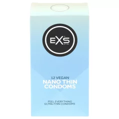 EXS - prezerwatywy ultra cienkie - nano thin - 12 sztuk
