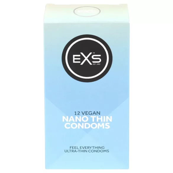 EXS - prezerwatywy ultra cienkie - nano thin - 12 sztuk