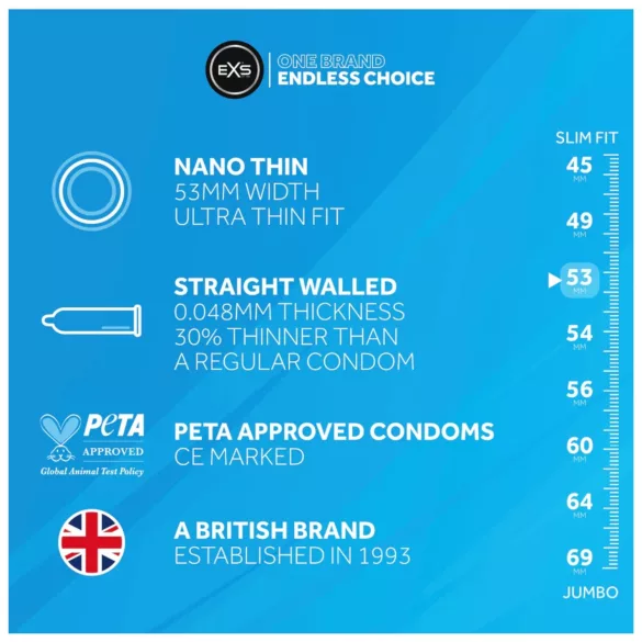 EXS - prezerwatywy ultra cienkie - 3 sztuki