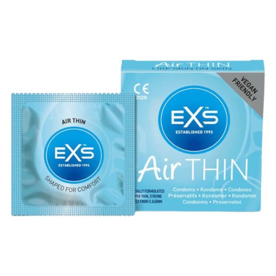 EXS Air Thin - prezerwatywa lateksowa (3db)