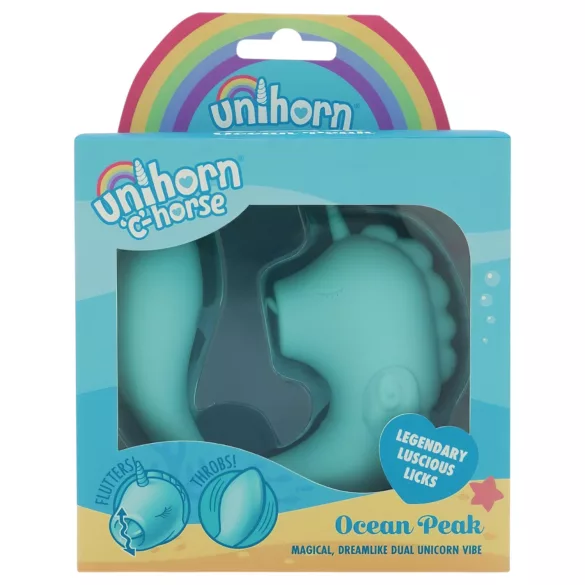 Unihorn C-Horse - wibrator do stymulacji punktu G i łechtaczki (turkusowy)