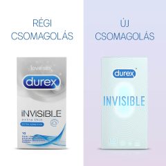   Durex Invisible Extra Sensitive - cienkie prezerwatywy (10 sztuk)