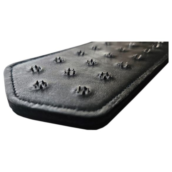 Rouge - packa do klapsów - prawdziwa skóra - ćwieki - czarna