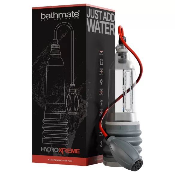 Bathmate HydroXtreme 8 - hydropompa, bez akcesoriów (przezroczysta)