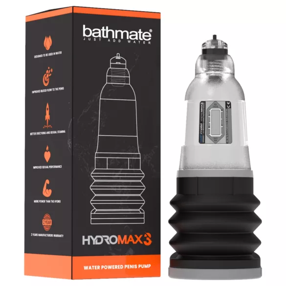 Bathmate Hydromax3 - pompka wodna (przezroczysta)