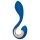 G-Vibe G-Pop 2 - akumulatorowy, wodoodporny wibrator do punktu G/P (niebieski)