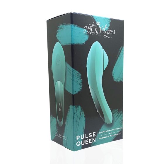 Pulse Queen - ładowalny, wodoodporny wibrator łechtaczkowy (zielony)