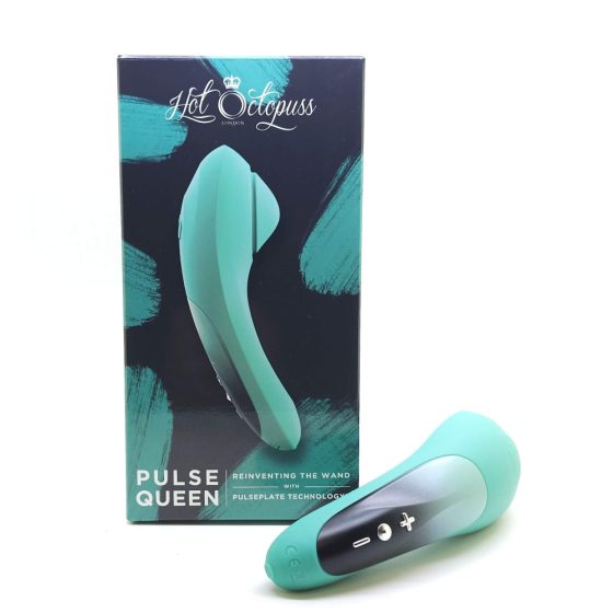 Pulse Queen - ładowalny, wodoodporny wibrator łechtaczkowy (zielony)