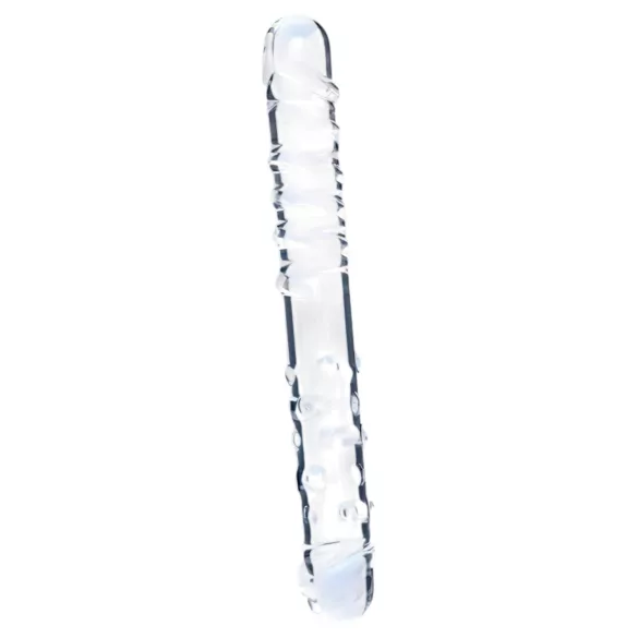 Clarity - dildo dwustronne szklane - przezroczyste