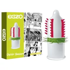   Egzo Dulche Bombero - prezerwatywa z wypustkami - stymulująca - 1 sztuka