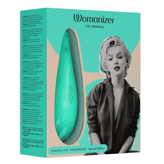 Womanizer Marilyn Monroe Special - ładowalny stymulator łechtaczki (turkusowy)